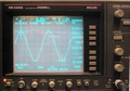 Scope Philips PM3320A ecran 1 kHz